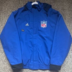 Adidas Blue Windbreaker with NFL Logo
